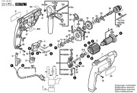 Bosch 0 601 140 041 GSB 16 Percussion Drill 110 V / GB Spare Parts GSB16